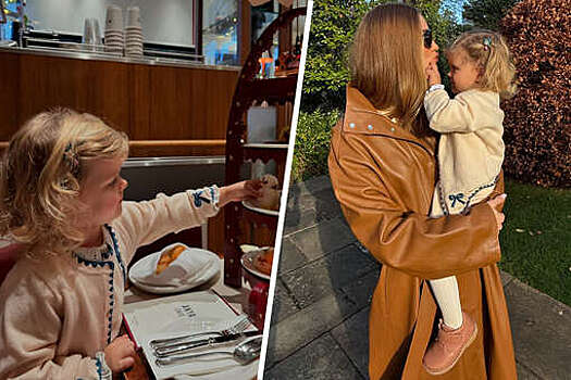 Модель Рози Хантингтон-Уайтли впервые показала лицо дочери от Джейсона Стетхэма