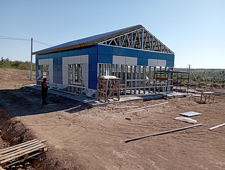 В Волгоградской области строят еще один фельдшерско-акушерский пункт