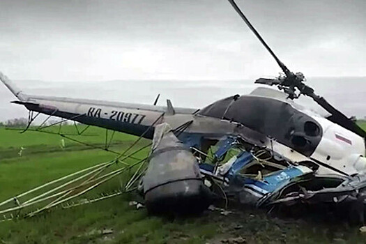 Пилот разбившегося на Кубани вертолета не выжил