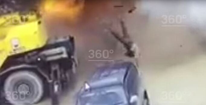 Гибель сахалинского сварщика при взрыве цистерны сняли на видео