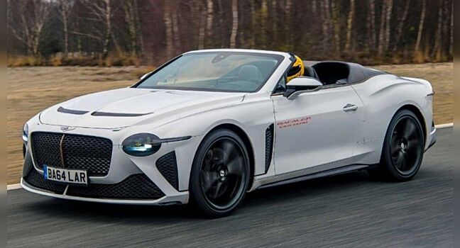 Прототип эксклюзивного кабриолета Bentley Bacalar замечен во время тестов