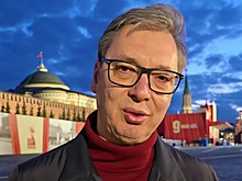 Вучич опубликовал видео с Красной площади в Москве