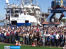 На судостроительном заводе «Янтарь» заложили крупнейший в стране морозильный траулер