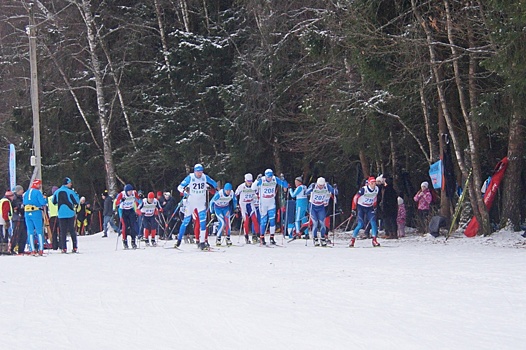 Окружные соревнования по лыжным гонкам прошли в Троицке