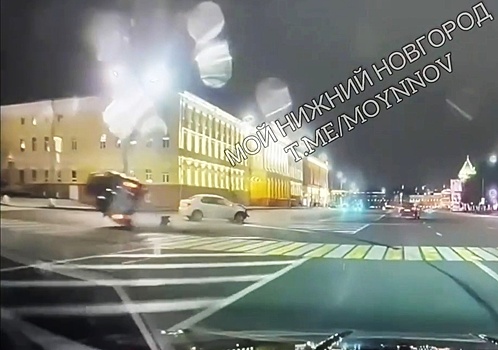 Один человек пострадал в ДТП с иномаркой в центре Нижнего Новгорода