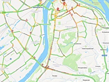 Серьезные пробки образовались в Нижнем Новгороде вечером 29 октября