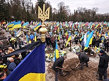 На Украине приходится строить все новые кладбища для захоронений солдат ВСУ
