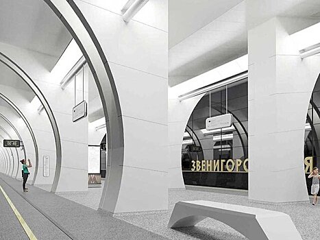 На станции метро "Звенигородская" Рублево-Архангельской линии завершены монолитные работы