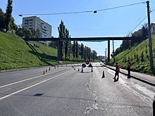 Движение по Похвалинскому съезду в Нижнем Новгороде сузили до двух полос