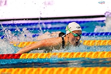 Новосибирская пловчиха Арина Суркова завоевала три «золота» на Чемпионате России
