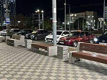 На Привокзальной площади Ростова активно идут работы по благоустройству