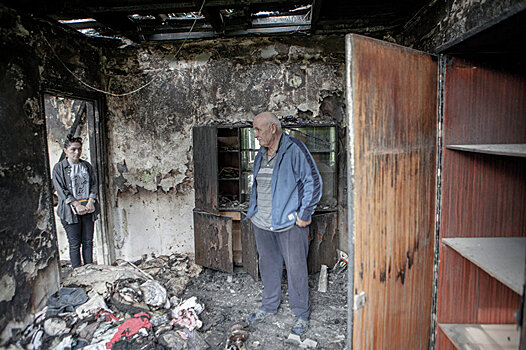 Пусть хоть зонты дадут: погорельцы в Цхинвале о жизни до и после пожара