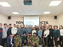 Школьники Сорочинска встретились с участниками спецоперации