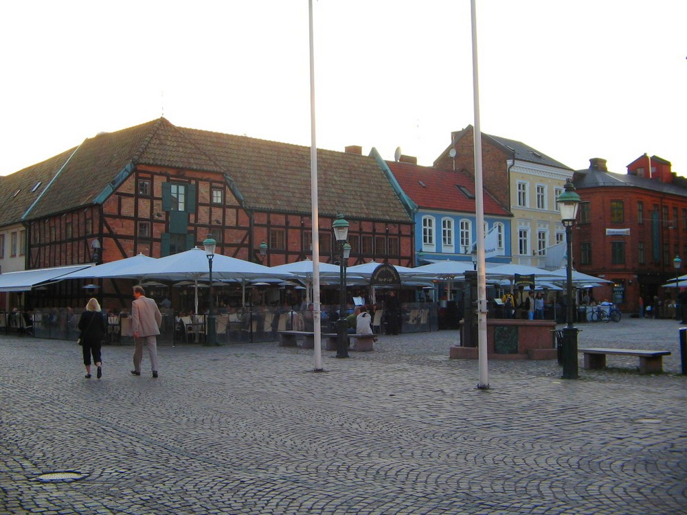 Площадь Lilla Torg, Мальмё, Швеция, Европа