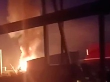 Фура снесла газовую трубу и загорелась в Нижегородской области