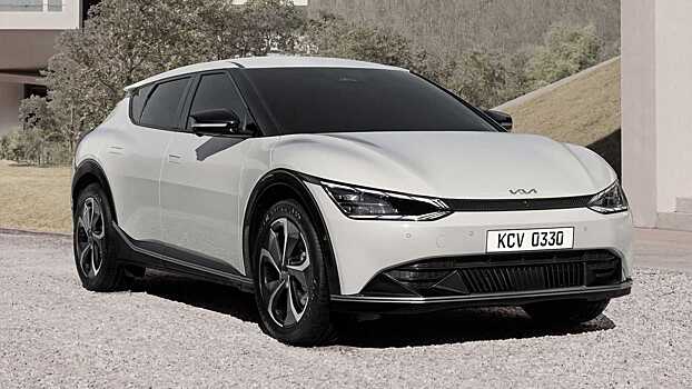 Kia рассекретила дизайн электрокара EV6