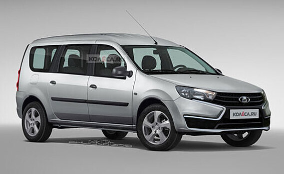 Рестайлинговая Lada Largus FL получит Х-фейс