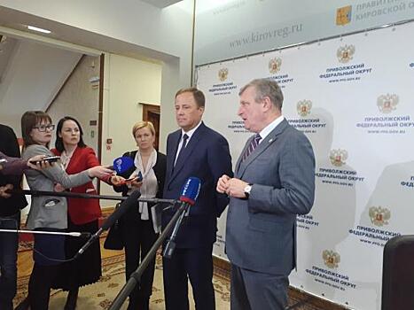 Кировский губернатор обсудил с полпредом проблемы выполнения нацпроектов