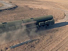 Экстремальный заезд тягача для «Тополь-М» попал на видео