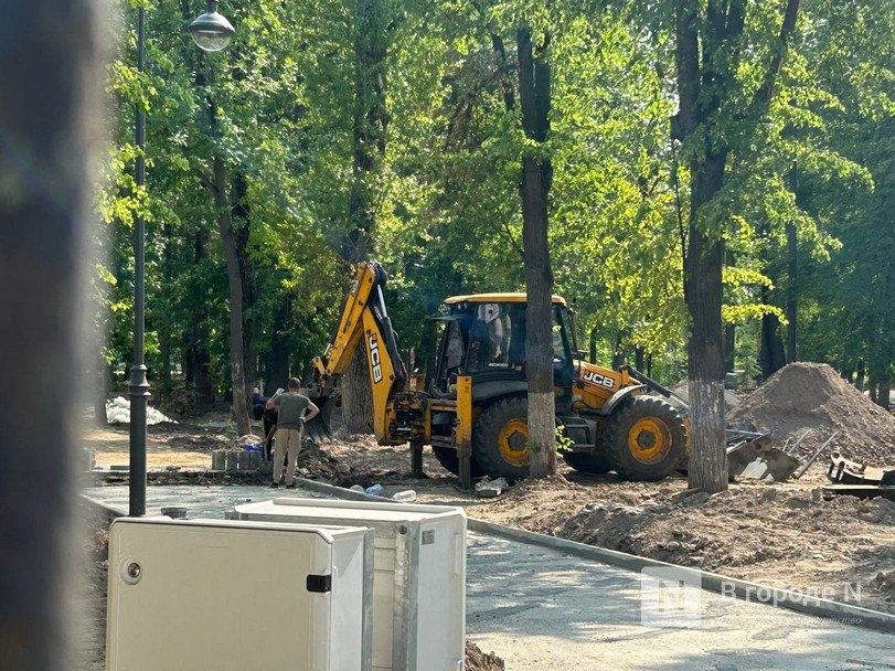 Опубликованы свежие фото из парка 1 Мая, закрытого на благоустройство