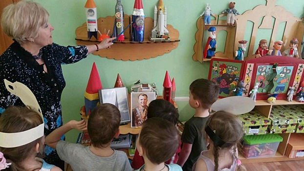 День космонавтики в Новогиреево отмечали даже дошкольники