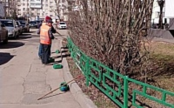 В районе Старое Крюково завершены работы весеннего месячника благоустройства