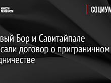 Сосновый Бор и Савитайпале подписали договор о приграничном сотрудничестве