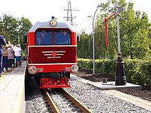 В Ростове-на-Дону после первого этапа реконструкции открыли детскую железную дорогу