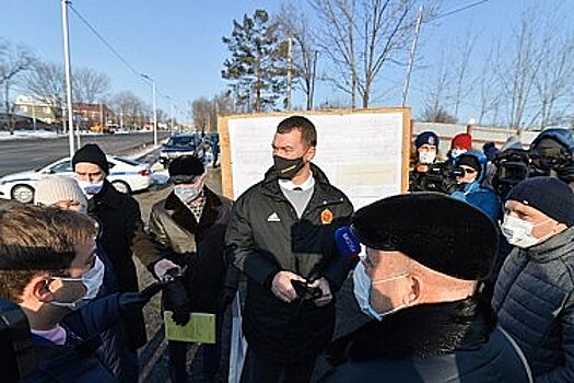 Михаил Дегтярев проверил качество ремонта дорог в Хабаровске