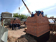 Для Триумфальной арки в Саратове построили основание