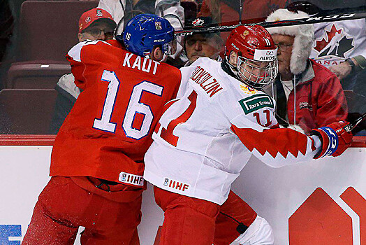 Хоккеисты России и Чехии едва не подрались после матча