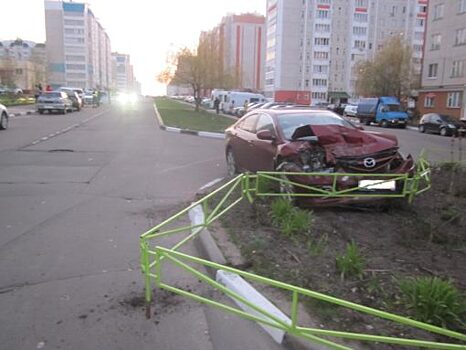 В Орле пьяный водитель устроил массовое ДТП