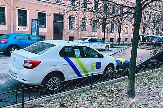 В Петербурге эвакуировали муниципальный паркон за остановку на месте для инвалидов