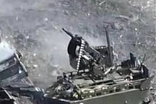 Появились кадры применения российских роботов-гранатометчиков в зоне СВО