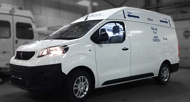 Peugeot представил фургон Expert с высокой крышей
