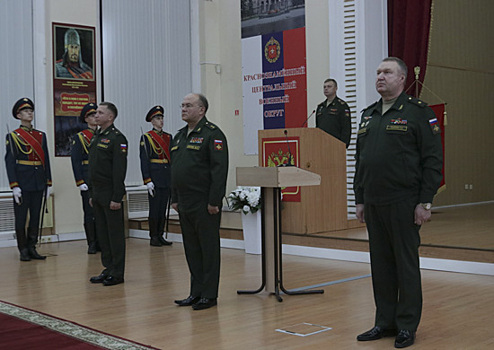Новому командующему 41-й общевойсковой армией генерал-майору Сергею Рыжкову вручён штандарт