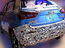 Geely тестирует обновленный вариант кроссовера Vision X3