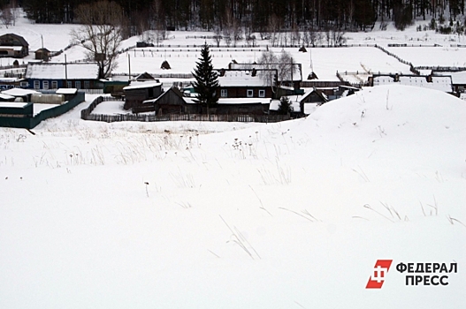 Деревня в Ульяновской области уже неделю завалена снегом: у людей закончились продукты