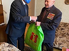 Фронтовика из Рязанского поздравили с 97-летием