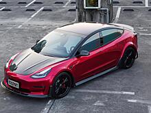 В Гонконге сделали трековую Tesla Model 3