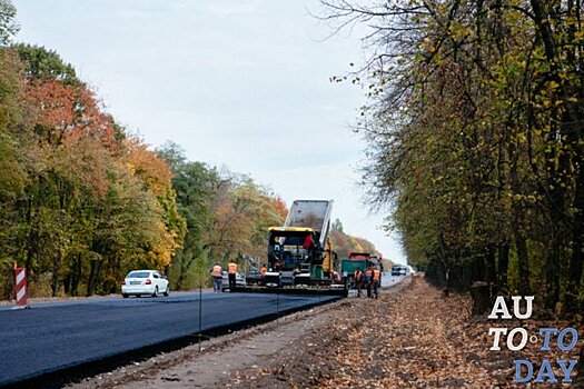 В Винницкой области продолжается ремонт международной трассы M-12