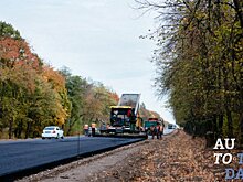 В Винницкой области продолжается ремонт международной трассы M-12