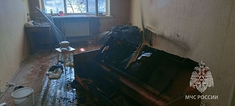 Мужчина и женщина пострадали при пожаре в Нижегородской области из-за курения