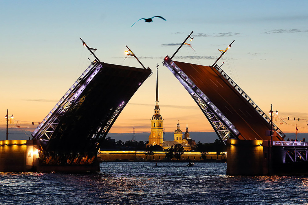 Раздвижные мосты в санкт петербурге