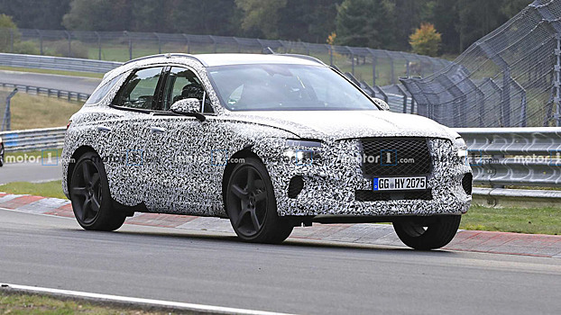 Обновлённый кросс Genesis GV70 «засветился» на трассе Нюрбургринг