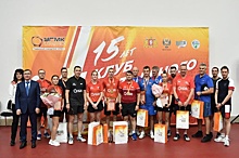 Куйвашев и Левитин поздравили Клуб настольного тенниса УГМК с 15-летием