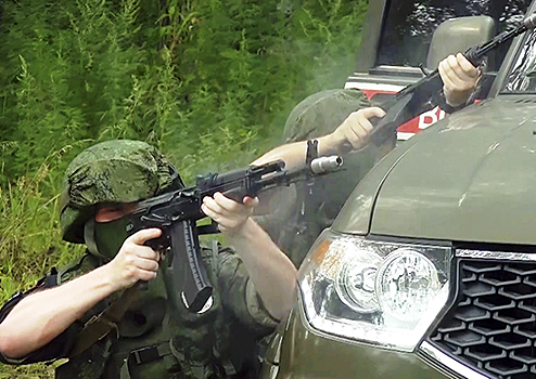 В Хабаровском крае состоялось тактико-специальное учение с участием военнослужащих подразделения военной полиции ВВО