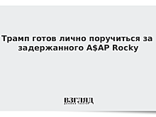 Трамп готов лично поручиться за рэпера