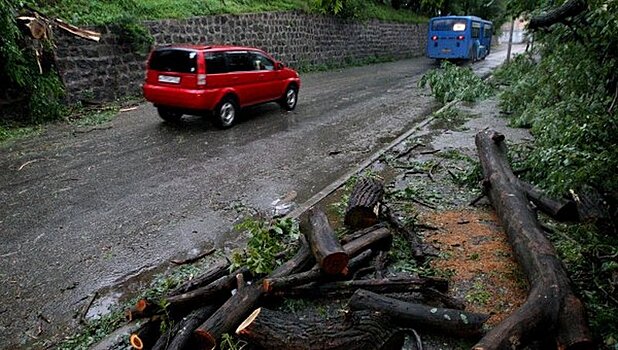 Режим ЧС введен в шести районах Приморья из-за тайфуна