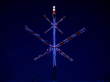 Саранскую телемачту подсветят в День флага Росси